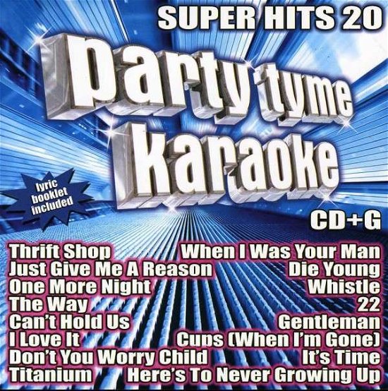 Cover for Party Tyme Karaoke: Super Hits 20 (CD) (2013)