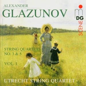 Cover for Glazunov / Utrecht String Quartet · String Quartets No 3 &amp; 5 (CD) (2004)