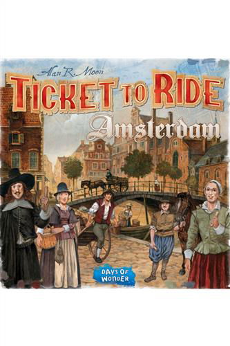 Cover for Ticket To Ride · Ticket to Ride: Amsterdam (SPILL)