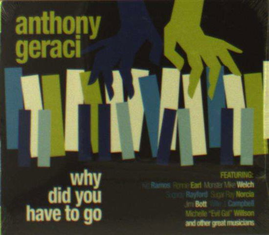 Cover for Anthony Geraci · Why Did You Have To Go (CD) (2018)