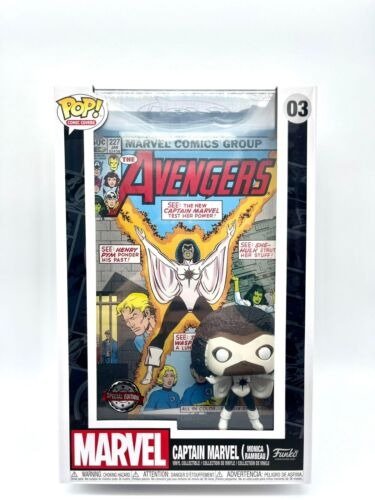 Marvel: Funko Pop! Cover Art · Marvel POP! Art Cover Vinyl Figur Captain Marvel 9 (Spielzeug) (2023)