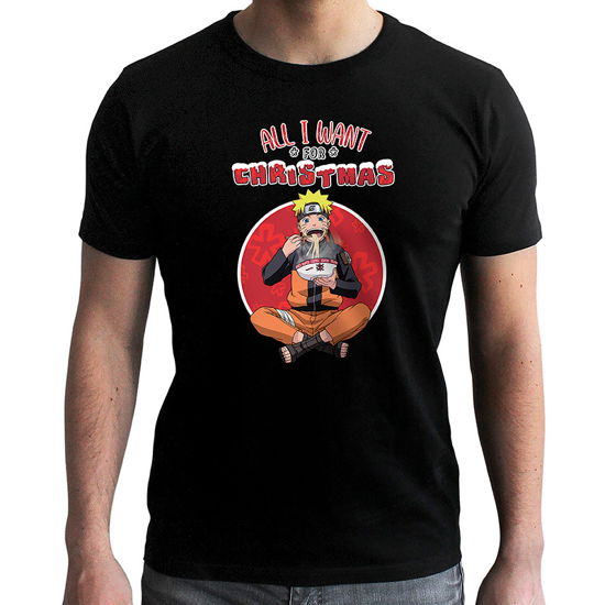Cover for Naruto Shippuden · Naruto Shippuden - Man Black tshirt  - ALL I WANT (ACCESSORY)