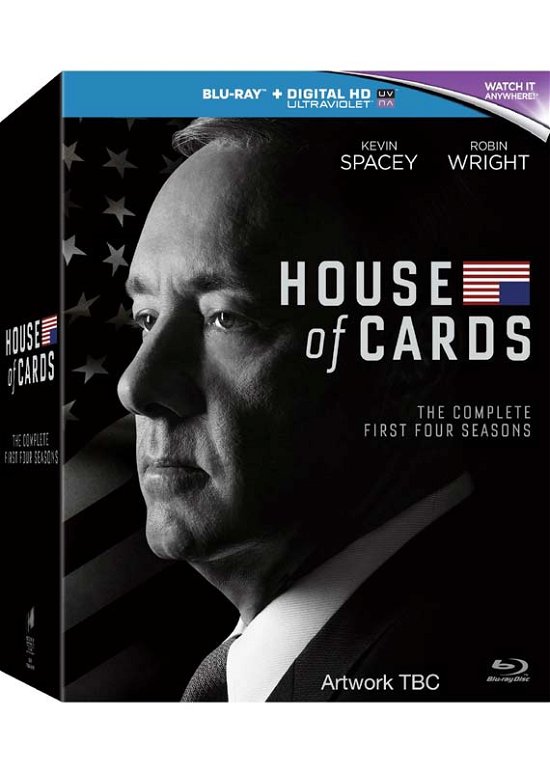 Cover for House of Cards · House Of Cards - Season 1-4 (Blu-ray) (2016)