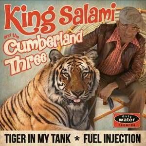 Cover for King Salami &amp; The Cumberland 3 · Tiger In My Tank (7&quot;) (2016)