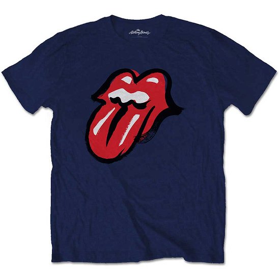 Cover for The Rolling Stones · The Rolling Stones Unisex T-Shirt: No Filter Tongue (T-shirt) [size S] [Blue - Unisex edition]