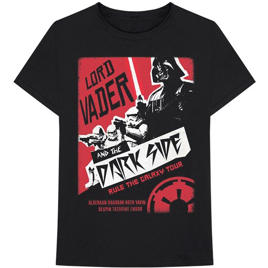 Cover for Star Wars · Star Wars Unisex T-Shirt: Darth Rock Two (T-shirt) [size S] [Black - Unisex edition]