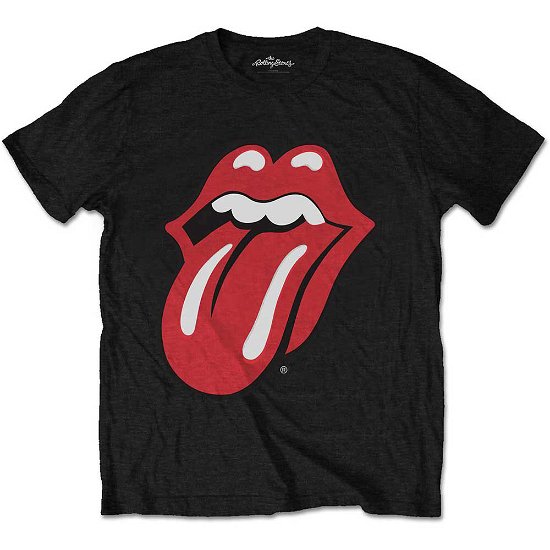 The Rolling Stones Kids T-Shirt: Classic Tongue (Retail Pack) (7-8 Years) - The Rolling Stones - Merchandise - ROCKOFF - 5056170680639 - 