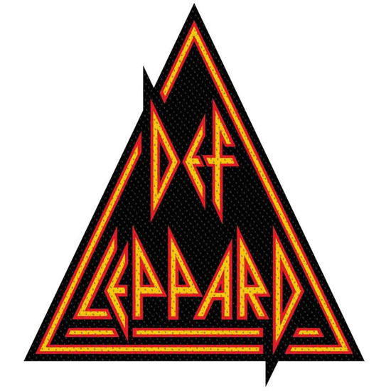 Def Leppard Standard Woven Patch: Logo Cut Out - Def Leppard - Merchandise -  - 5056365710639 - 