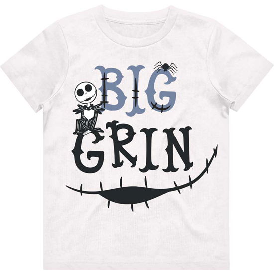 The Nightmare Before Christmas Kids T-Shirt: Big Grin (3-4 Years) - Nightmare Before Christmas - The - Koopwaar -  - 5056561037639 - 
