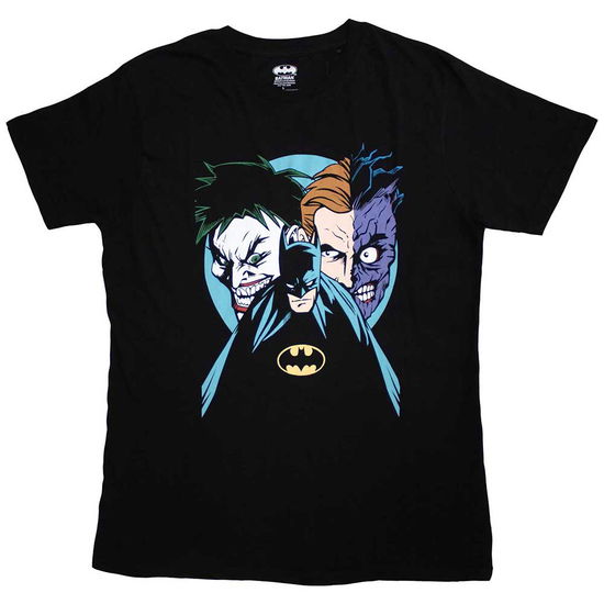 DC Comics Unisex T-Shirt: Batman Creeping Villains - DC Comics - Merchandise -  - 5056737229639 - January 24, 2024