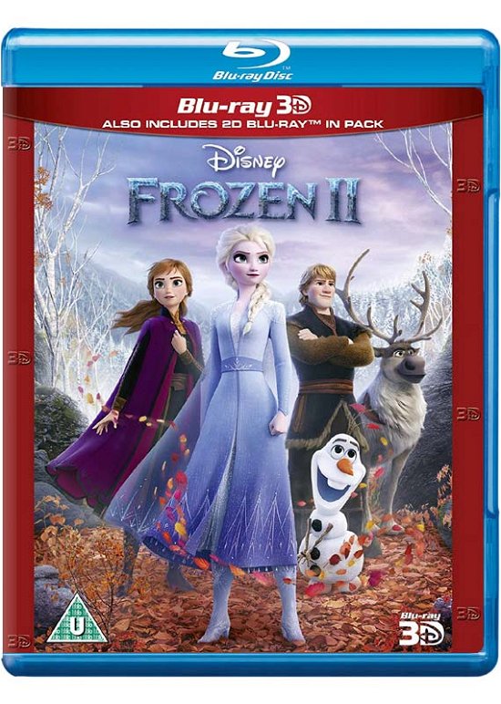 Frozen 2 3D + 2D - Frozen 2 (3D +2d) - Elokuva - Walt Disney - 8717418563639 - maanantai 30. maaliskuuta 2020