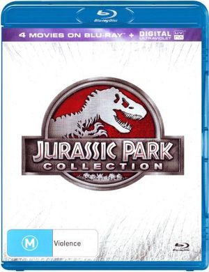 Jurassic Park Collection (4 Blu-ray/ Ultraviolet) - Movie - Elokuva - UNIPSHE - 9317731115639 - torstai 15. lokakuuta 2015