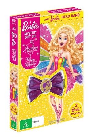 Cover for N/a · Barbie - Magic of the Rainbow / Barbie Mariposa / Barbie Mystery Pack + Gift with Purchase (DVD) (2018)