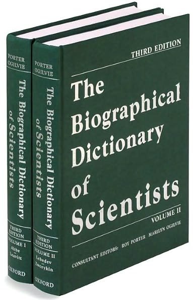 Cover for Roy Porter · The Biographical Dictionary of Scientists (Gebundenes Buch) (2000)