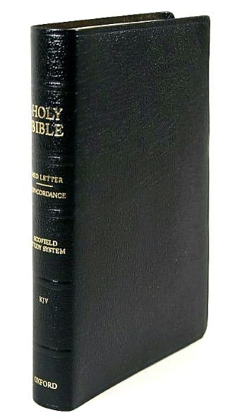 Cover for C I Scofield · Old Scofield Study Bible-kjv-classic: 1917 Notes (Leather Book) [Black] (1999)