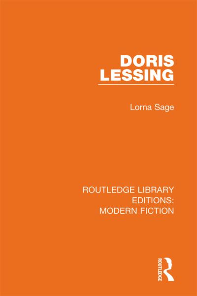 Cover for Lorna Sage · Doris Lessing - Routledge Library Editions: Modern Fiction (Inbunden Bok) (2019)