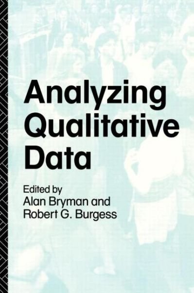 Cover for Alan Bryman · Analyzing Qualitative Data (Taschenbuch) (1994)