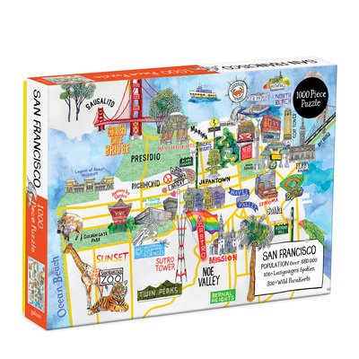 Cover for Galison · San Francisco 1000 Piece Puzzle (GAME) (2020)