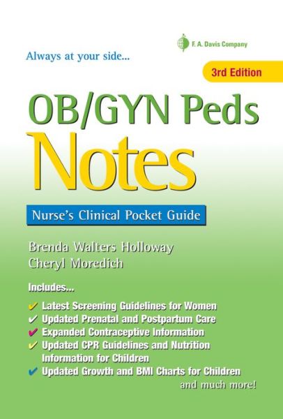 Cover for Holloway · Ob/Gyn Peds Notes 3e (Paperback Book) (2016)