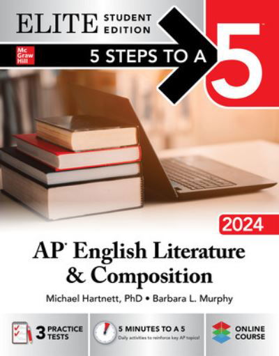 Cover for Michael Hartnett · 5 Steps to a 5: AP English Literature and Composition 2024 Elite Student Edition (Taschenbuch) (2023)