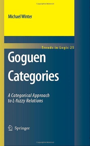 Cover for Michael Winter · Goguen Categories: A Categorical Approach to L-fuzzy Relations - Trends in Logic (Hardcover bog) [2007 edition] (2007)