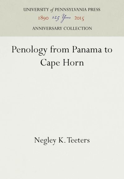 Cover for Negley K. Teeters · Penology from Panama to Cape Horn (Gebundenes Buch) (1946)