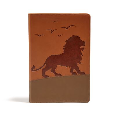 Cover for Holman Bible Publishers · KJV One Big Story Bible, Brown Lion LeatherTouch (Bok) (2020)