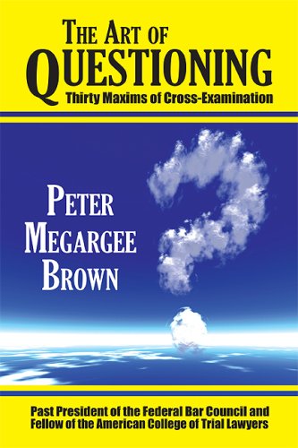 Cover for Peter Megargee Brown · The Art of Questioning (Paperback Book) (2007)