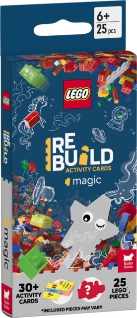 Cover for Lego® · LEGO® Books: ReBuild Activity Cards: Magic (with over 30 activity cards and 25 LEGO elements) (Flashcards) (2025)