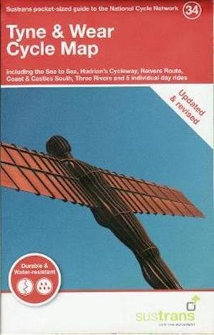 Tyne & Wear Cycle Map: Including the Sea to Sea, Hadrian's Cycleway, Reivers Route, Coast & Castles South, Three Rivers and 5 individual day rides - Sustrans Pocket-sized Guide to the National Cycle Network -  - Books - Sustrans - 9781910845639 - July 30, 2019