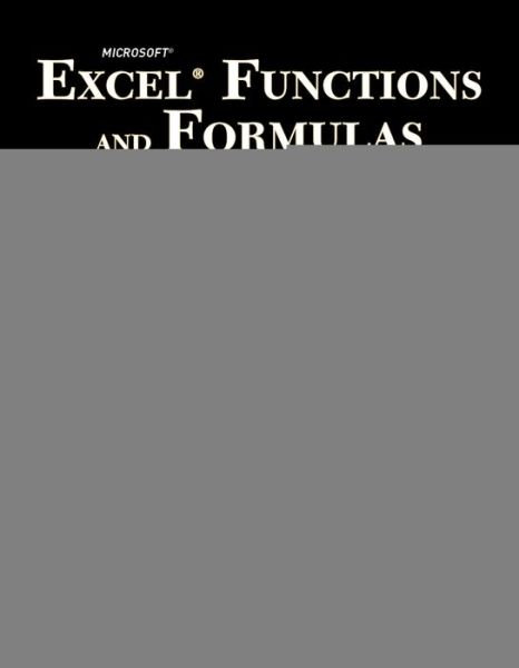 Cover for Brian Moriarty · Microsoft Excel Functions and Formulas (Paperback Book) [4 Revised edition] (2018)