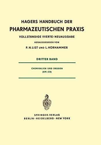 Cover for P H List · Chemikalien Und Drogen (Am Ch) - Handbuch Der Pharmazeutischen Praxis - Vollstandige (4.) Neu (Paperback Book) (2014)