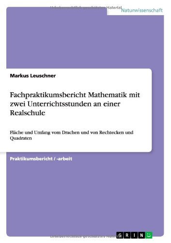 Cover for Leuschner · Fachpraktikumsbericht Mathema (Bog) [German edition] (2013)