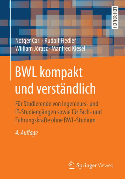 Cover for Carl · BWL kompakt und verständlich (Book) (2017)