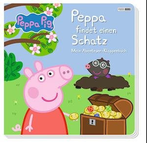 Cover for Panini · Peppa Pig: Peppa findet einen Schatz - Mein Abenteuer-Klappenbuch (Buch) (2023)