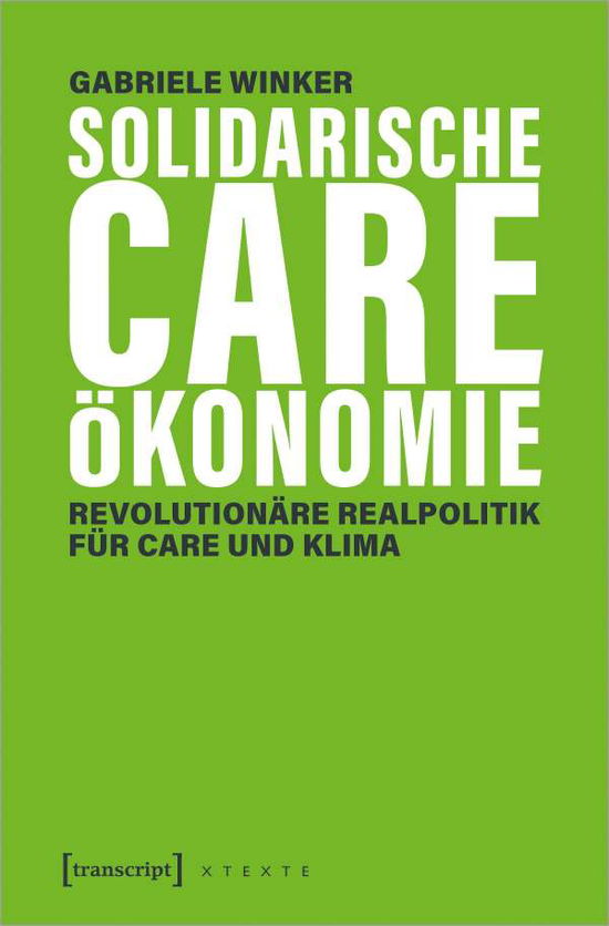 Cover for Winker · Solidarische Care-Ökonomie (Book)