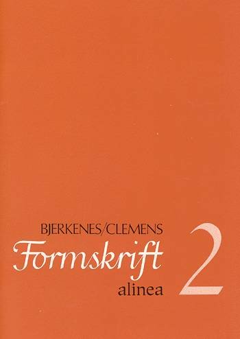 Cover for Christian Clemens Alvhild Bjerkenes · Formskrift: Formskrift 2, 4.kl. (Hæftet bog) [1. udgave] (1999)