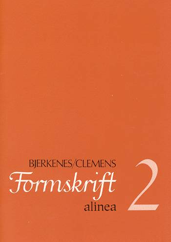 Cover for Christian Clemens Alvhild Bjerkenes · Formskrift: Formskrift 2, 4.kl. (Taschenbuch) [1. Ausgabe] (1999)