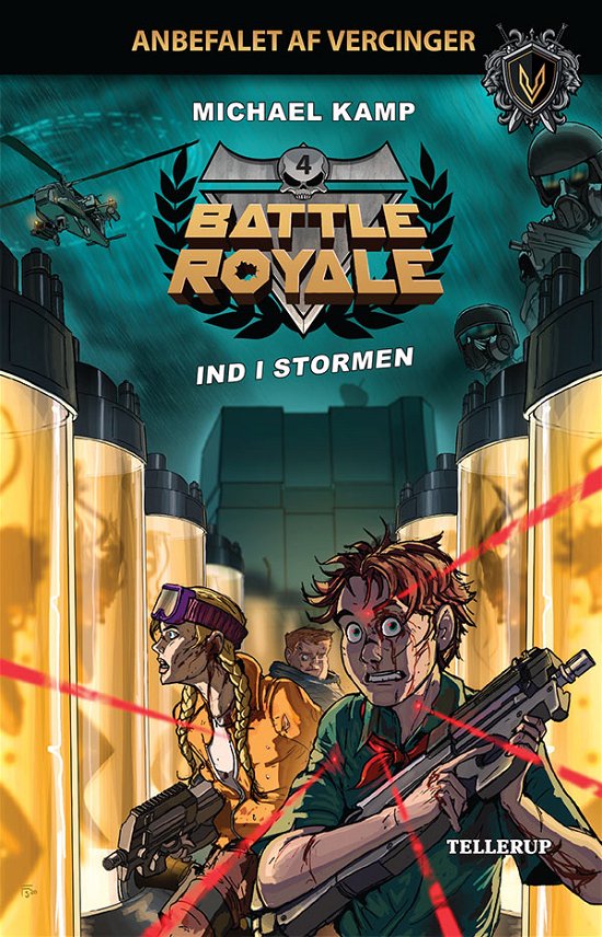 Battle Royale,4: Battle Royale #4: Ind i stormen - Michael Kamp - Libros - Tellerup A/S - 9788758839639 - 30 de octubre de 2020
