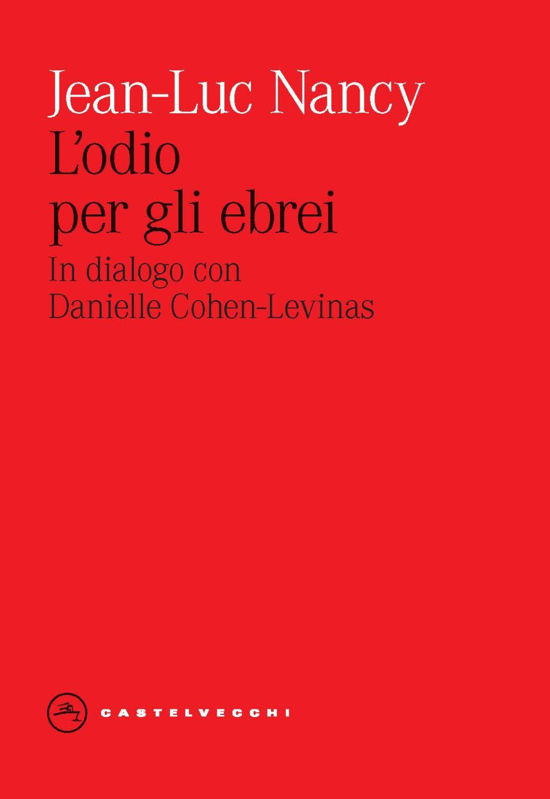 Cover for Jean-Luc Nancy · L' Odio Degli Ebrei (Book)