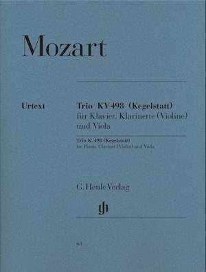 Cover for Wolfgang Amadeus Mozart · Mozart, Wolfgang Amadeus - Trio Es-Dur KV 498 (Kegelstatt) (Pocketbok) (2008)