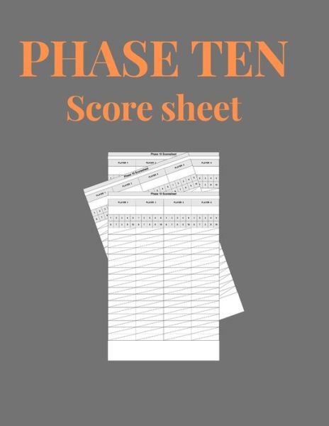 Cover for Gifts Score Sheets Es · Phase Ten Score Sheets (Paperback Bog) (2020)