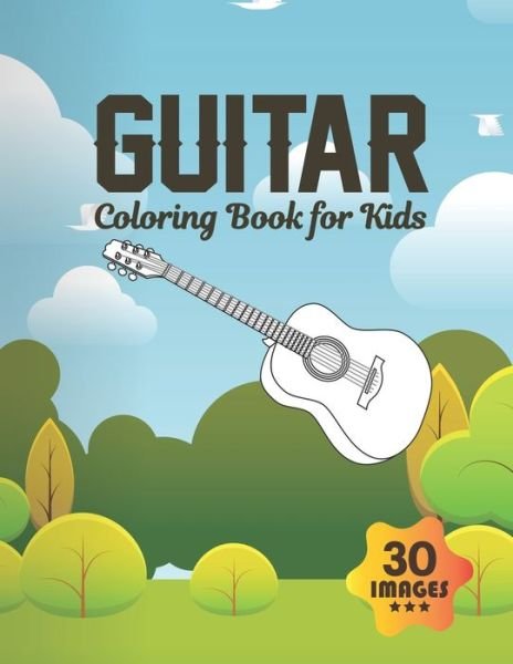 Cover for Neocute Press · Guitar Coloring Book for Kids (Paperback Bog) (2020)