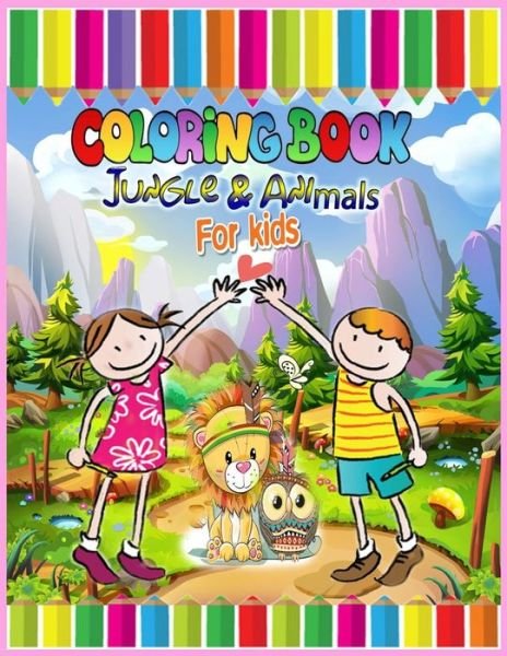 Cover for Zoo Coloring Book Benji Publishing · Coloring Book Jungle &amp; Animals for Kids (Paperback Book) (2020)