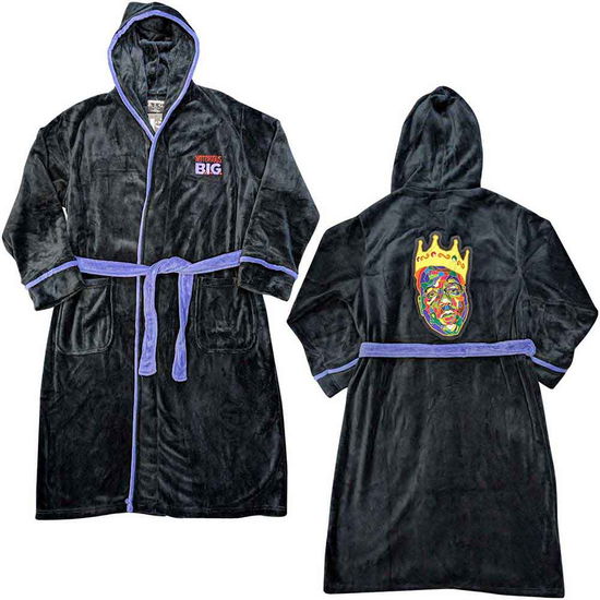 Cover for Biggie Smalls · Biggie Smalls Unisex Bathrobe: Crown (Kläder)