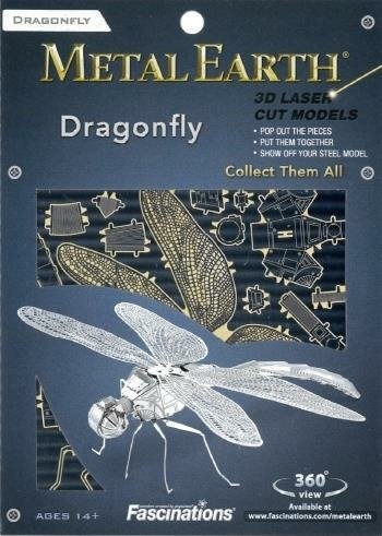 Cover for Speelgoed | Puzzels · Metal Earth Dragonfly (4pcs) (MERCH)