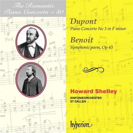 Auguste Dupont: Piano Concerto No 3 In F Minor / Peter Benoit: Symphonic Poem. Op 43 - Shelley / St Gallen Sinfonie - Muziek - HYPERION - 0034571282640 - 31 januari 2020