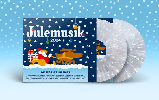 Cover for Julemusik 2024 (LP) [Limiteret Julesne-Farvet Vinyl edition] (2024)