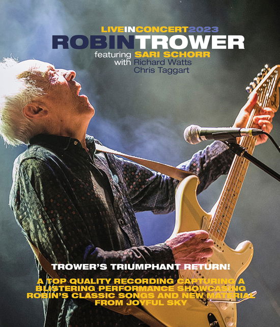 Cover for Robin Trower · Robin Trower in Concert with Sari Schorr (Blu-Ray) (2024)