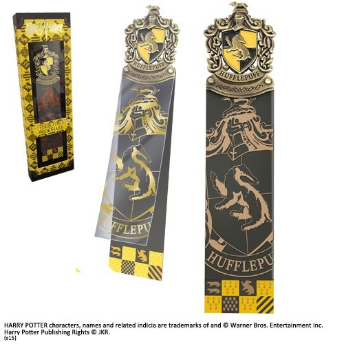 Harry Potter Lesezeichen Hufflepuff - Harry Potter - Merchandise - The Noble Collection - 0849421002640 - November 30, 2015